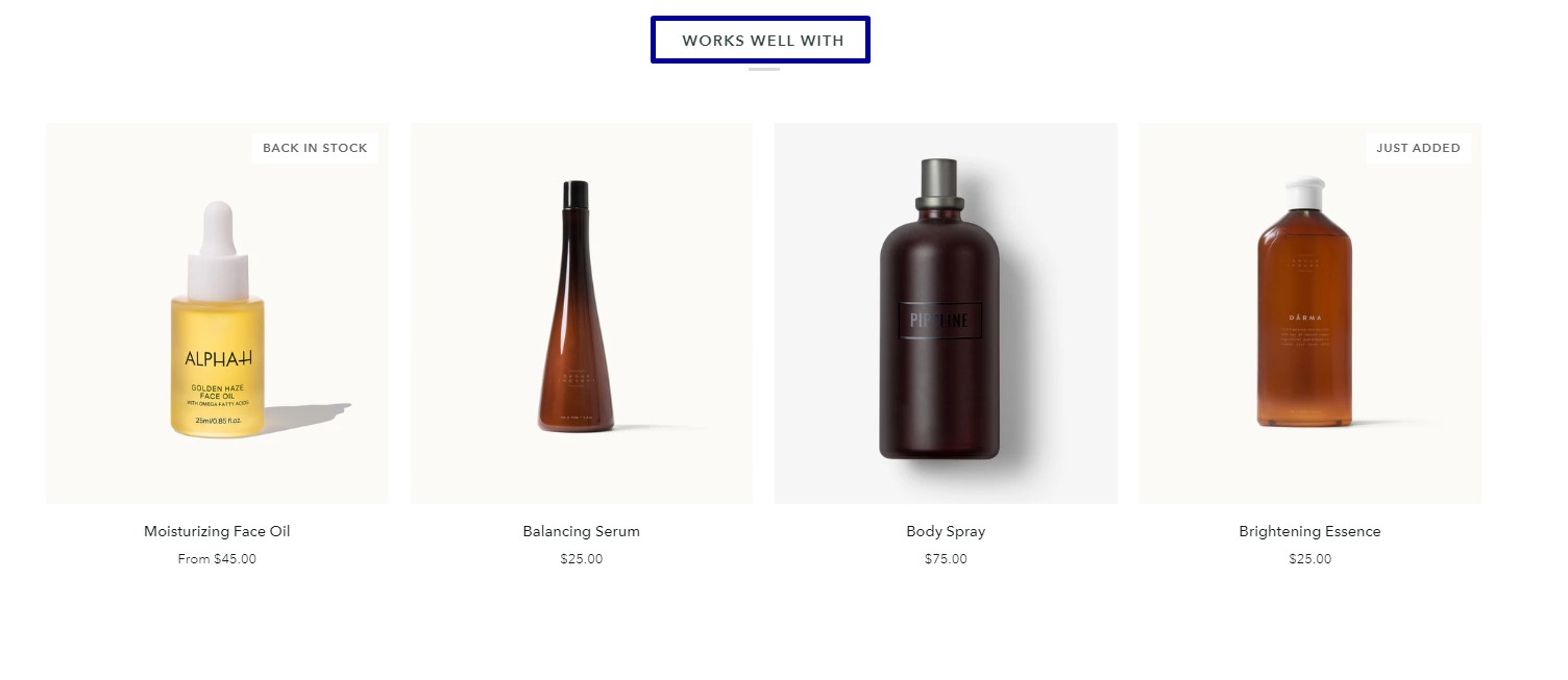 Recommended Products 